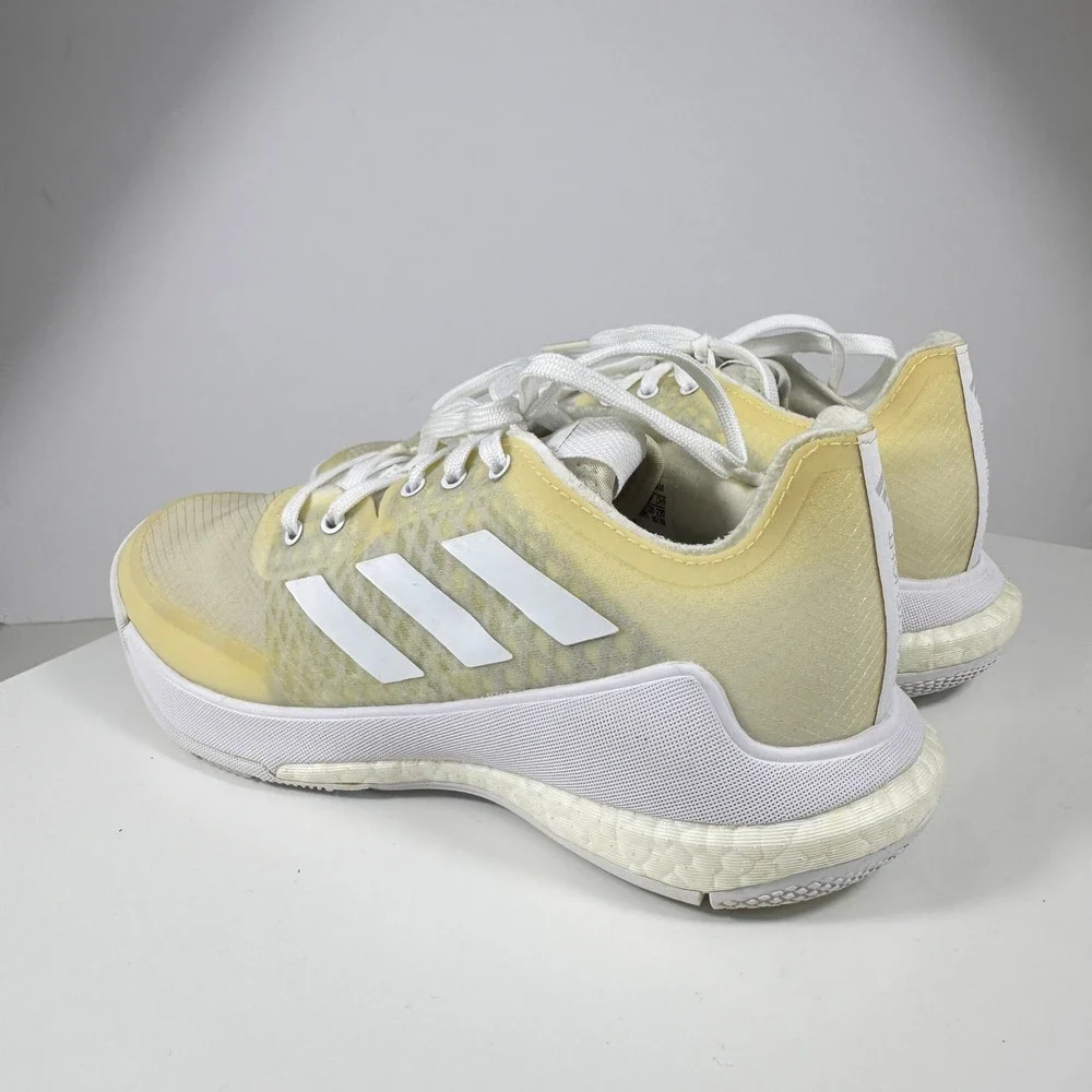 Adidas Crazyflight Volleyball Shoes Womens Size 5 Yellow White Boost EF2678